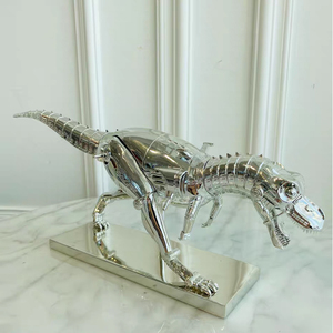 Topklasse Hars Handwerk Gegalvaniseerde Dieren Dinosaurus Sculptuur Voor Kunstgalerie Tonen <span class=keywords><strong>Sexy</strong></span> Robot Accent - Product Image 3