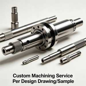 บริการผลิตชิ้นส่วนแกนหมุนความแม่นยำสูงด้วยเครื่อง CNC แบบ OEM รับผลิตชิ้นส่วนแกนหมุนแบบกำหนดเอง ชิ้นส่วนแกนหมุนแบบสเต็ปที่มีความแม่นยำสูง - Product Image 1