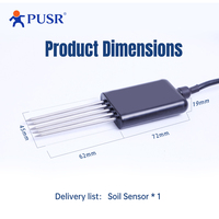 Capteur de sol multiparamètres GCSY, plusieurs paramètres, IP68, mesureur de sol, RS485 Modbus RTU, sol USR-SSO10