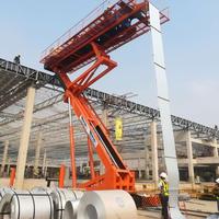 Plateforme élévatrice professionnelle pour la fabrication, capacité de charge 4 à 20 tonnes, télécommande, facile à utiliser, pour machine de fabrication de tôles de toiture