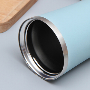 Taza de viaje de café aislada al vacío de 350ml con logotipo personalizado, vaso de leche aislado para exteriores de acero inoxidable 18/8 con tapa a prueba de derrames - Product Image 2