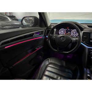 ไฟตกแต่งภายในรถยนต์หรูหรา Symphony สำหรับ Volkswagen Teramont ชุดไฟ LED แถบอะคริลิคใยแก้วนำแสง ขายจากโรงงาน - Product Image 6