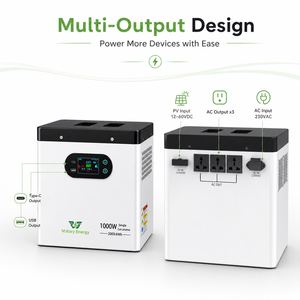 Outdoor Big Size High Capacity 500W 1000W 2000W Lithium Cell Camping <b>Solar</b> <b>Generator</b> Portable Power Station VE-ESS1000-2000HG Hi - Product Image 3