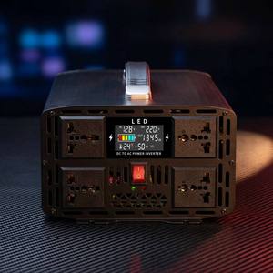 Convertisseur de puissance haute performance <span class=keywords><strong>5000</strong></span> <span class=keywords><strong>Watts</strong></span> 48V vers 220V monophasé à onde sinusoïdale pure avec écran LCD - Product Image 2