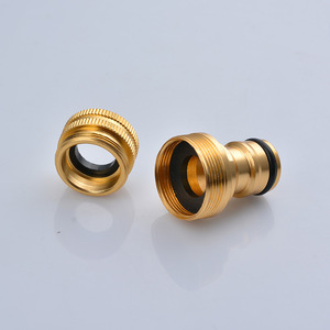 Adaptador de grifo de latón Huabangshi de 16 mm, convertidor para fregadero, para conexión de manguera de goma. - Product Image 1
