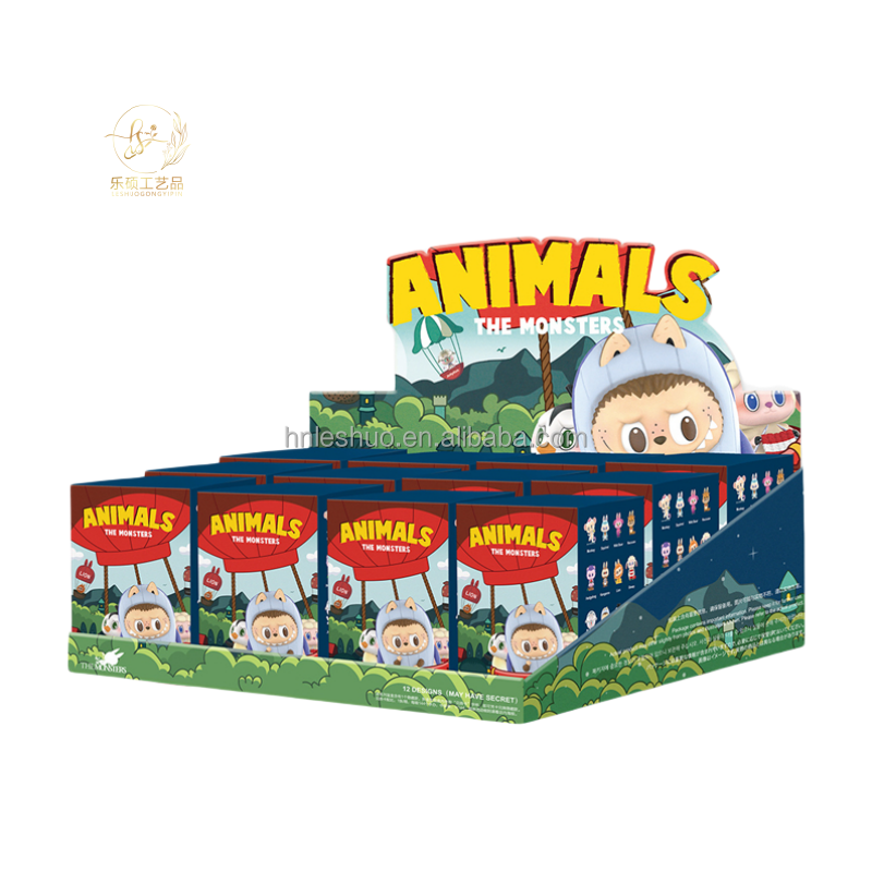 POPMART Монстры Эльф животных серии Слепая Коробка Labubu игрушки украшения Милая фигура подарок