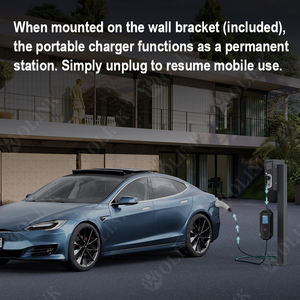 Chargeur EV portable LYixr avec prise de type 2, 7 <span class=keywords><strong>kW</strong></span> pour les maisons allemandes, entrée 250 V, compatible avec I3 Mercedes W166 pour ID.4 - Product Image 3