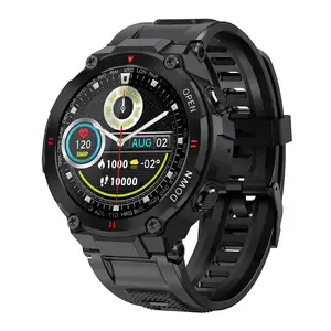 K22 Smart Watch 2023 Met 400Mah Batterij Herinnering Slaap Monitor Bt Call Smartwatch Voor Outdoor Sport Mannen Vrouwen