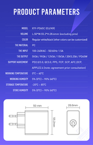 อะแดปเตอร์แปลงไฟ <span class=keywords><strong>AC</strong></span> <span class=keywords><strong>45W</strong></span> 60W 65W USB แบบพกพา C PD GAN อะแดปเตอร์ DC เร็วสำหรับ DELL <span class=keywords><strong>HP</strong></span> Asus Lenovo Type C 65watt - Product Image 3