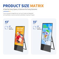 Pantalla Digital Vertical de 43 Pulgadas 4K FHD con Sistema Android, WiFi, USB, Reproductor de Publicidad Independiente