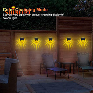 Solar LED de luz de la decoración de jardín valla escritorio Casa de halloween - Product Image 3