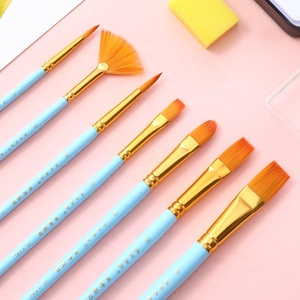 Set di 3 Pennelli da Pittura Giorgione Serie Canto degli Uccelli con Setole in Nylon e Manico in Legno - Product Image 4