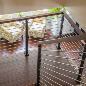 Barandillas de Acero Galvanizado Negro, Barandilla de <span class=keywords><strong>Varilla</strong></span> de Hierro Sólido, Barandilla Interior <span class=keywords><strong>para</strong></span> Escaleras - Product Image 4