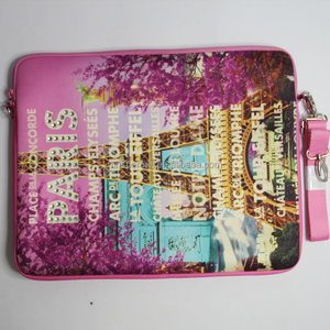 Top bán hàng tùy chỉnh in Neoprene máy tính xách tay bì<span class=keywords><strong>a</strong></span> pad tay áo 12-17 inch máy tính không thấm nước Túi bảo vệ với xử lý hành khách - Product Image 2