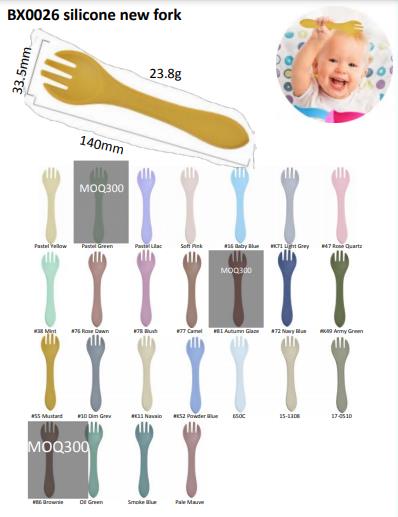 BX0026-silicone nouvelle fourchette