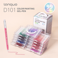 Stylos de journalisation professionnels à double pointe, 99 couleurs, marqueurs de planification, stylos de dessin colorés, fournitures scolaires et de bureau en stock