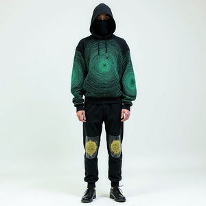 Conjunto de pantalones de chándal de gran tamaño Unisex de alta calidad Tallas grandes Otoño Ecológico Transpirable para Logo Jogger bordado - Product Image 4