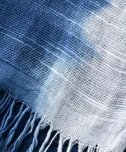 Artículo Preciado, Regalo Perfecto, Fácil de Usar, Bufanda de Algodón Suave Teñida a Mano Meticulosamente para Mujer - Product Image 4