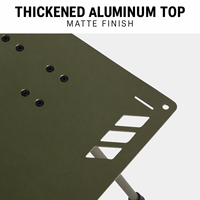 Table de camping pliable moderne en alliage d'aluminium, table tactique portable, modulaire et connectable, mobilier d'extérieur pour le camping