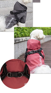 ชุดเสื้อกั๊กสุนัขผ้าโพลีเอสเตอร์สะท้อนแสงทันสมัยทันสมัยเสื้อโค้ทสำหรับฤดูใบไม้ผลิ - Product Image 4