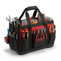 Sac à outils robuste personnalisé avec logo, sac de transport ouvert pour électricien, fournisseur en gros