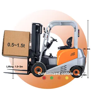 Trung Quốc shanding 1.5ton Mini Stacker điện mini có thể điều chỉnh Pallet xe nâng giá rẻ Giá sử dụng tất cả các địa hình off road