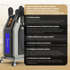 جهاز تحفيز العضلات الكهربائي الاحترافي بقوة 6000 واط مع 5 مقابض و16 تسلا، جهاز <span class=keywords><strong>EMS</strong></span> نيو للبيع - Product Image 6