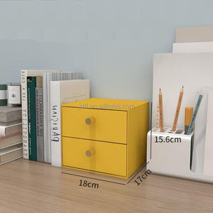 Armoire à tiroirs de bureau en métal, organisateur de bureau pour cosmétiques, papeterie, <span class=keywords><strong>mini</strong></span> rangement en acier pour salon, hôtel, en stock - Product Image 2