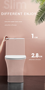 <span class=keywords><strong>WC</strong></span> moderne en céramique ARROW One Piece à double chasse et à évacuation en S, <span class=keywords><strong>autonettoyant</strong></span> - Product Image 6