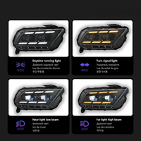 Ford Mustang 2010 bis 2014 Upgrade LED-Scheinwerfer Mit Tagfahrlicht Plug-and-Play Frontlichter Auto-Zubehör Scheinwerfer