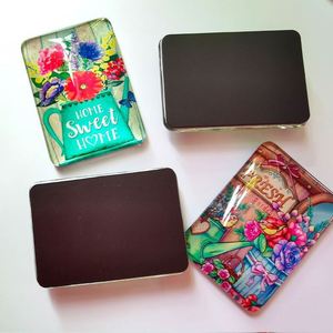 สติ๊กเกอร์แม่เหล็กติดตู้เย็นลายสวนวินเทจ สติ๊กเกอร์ติดตู้เย็นลายดอกไม้สร้างสรรค์แบบวาดด้วยมือ - Product Image 3