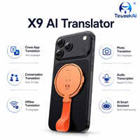 Dispositif de traduction linguistique portable X9 AI, 146 langues, hors ligne, photo, texte, conversation, fournisseur en gros pour les voyages