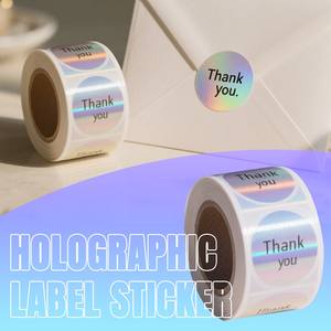 Graffio personalizzato foglio argento/oro tracciabile Overlay vetro ologramma Custom Die-Cut codice a barre numero Tamper adesivo - Product Image 6