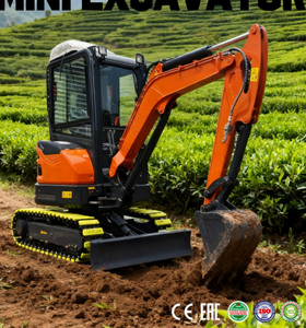 चीन के प्रसिद्ध ब्रांड सि35u 3 टन 3.5 टन मिनी क्रॉलर खुदाई कुबोटा इंजन हाइड्रोलिक डिगर पृथ्वी चलती मशीन के साथ - Product Image 1