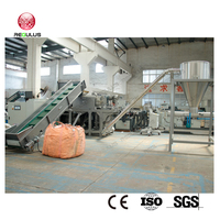 Films en plastique PP lavés de haute qualité pressant la Machine de granulateur sacs en plastique presse-agrumes Machine de granulateur de séchage
