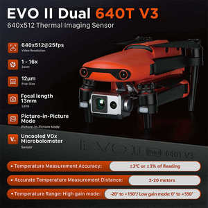 Dron Comercial EVO II Dual 640T V3 con Cámara Térmica 4K, Alcance de Control de 15 KM, UAV - Product Image 5