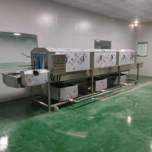 เครื่องล้างลังไฟฟ้าขนาดกะทัดรัดพร้อมถาดทำความสะอาดน้ำเย็นแบบบูรณาการ220V สำหรับอุตสาหกรรมอาหาร - Product Image 2