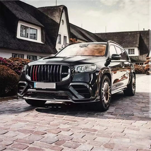 Kit carrosserie en fibre de carbone pour <span class=keywords><strong>Mercedes</strong></span>-Benz <span class=keywords><strong>GLS</strong></span> SUV 19-23, nouveau style B, lèvre avant, aileron supérieur, pare-chocs pour <span class=keywords><strong>GLS</strong></span> - Product Image 5