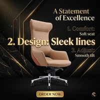 Chaise de bureau exécutive moderne à dossier haut en cuir véritable blanc, ergonomique, pivotante, réglable et inclinable pour le bureau à domicile