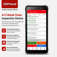 Lecteur de point de contrôle NFC, code QR, Bluetooth, GPS, terminal de patrouille avec suivi GPS, 4G, WiFi pour système de patrouille de sécurité en temps réel