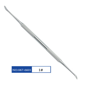 Séparateur périostal dentaire 067-6601 en acier inoxydable avec poignée moletée, instrument chirurgical manuel pour procédure de flap gingival - Product Image 1