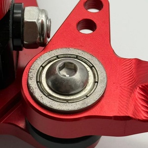 Para Z900 (2017-2022) Juego de Reposapiés Delanteros de Aluminio CNC Rojos con Soporte Lateral Elevado y Reposapiés Reforzado - Modificación/Actualización - Product Image 4