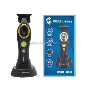 <span class=keywords><strong>2025</strong></span>年高グレード電気充電式理髪店男性用ヘアクリッパートリマープロUSBサロンヘアカッターマシン卸売 - Product Image 1