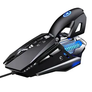 High quality custom G10 e-sport mechanical wired gaming mouse silent usb 7d programmable computer universal mouse