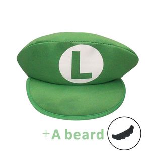 Gorros de dibujos animados XJ Super <span class=keywords><strong>Odyssey</strong></span> Bros Cosplay con bigote, disfraces de algodón 100% para adultos, accesorios de anime para Halloween, invierno y verano - Product Image 6