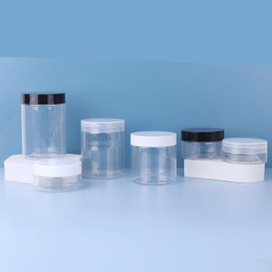 ภาชนะใส่ครีมพลาสติกใสสำหรับครีมขัดผิวพร้อมฝาเกลียวด้านบนสำหรับขวดโลชั่นเครื่องสำอาง - Product Image 2