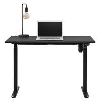 Cadre de bureau d'ordinateur portable debout réglable en hauteur avec moteur unique ergonomique de longueur extensible avec cadre pliant