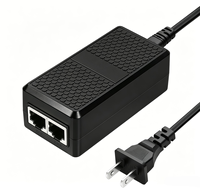 Injecteur POE 56V 48V DC Alimentation POE passive Type de bureau et Ethernet Rj45 100Mbps 1000Mbps 2.5G