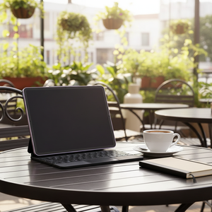 Magic Keyboard per <span class=keywords><strong>iPad</strong></span> 12.9 pollici 2025, Custodia Magnetica Intelligente con Tastiera Wireless Full-Size a Meccanismo a Forbice, Nuova - Product Image 5