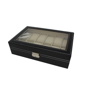 Hộp Đồng Hồ Cortex Màu Đen Đơn Giản Bán Sỉ Bằng Da Hộp Đồng Hồ Xách Tay Đẹp - Product Image 6